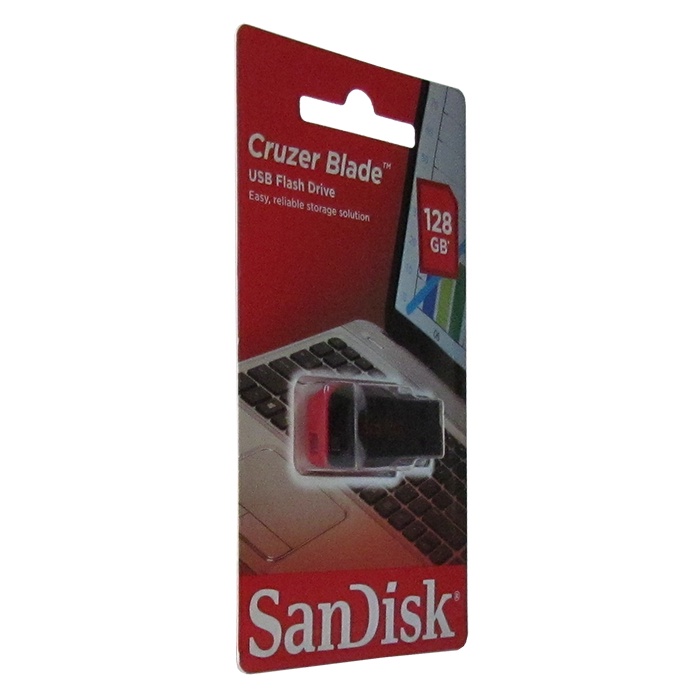 фото USB Флеш-накопитель SanDisk Cruzer Blade 128GB USB 2.0