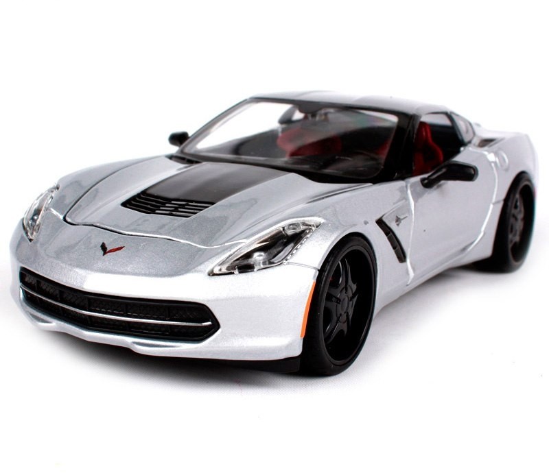 Машинка MAISTO Corvette Stingray 2014 серый металлик