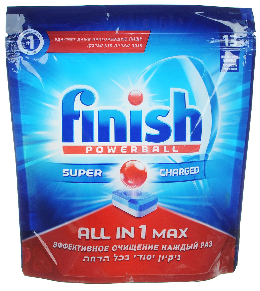 фото Таблетки для посудомоечных машин Finish All in 1 max, 13шт