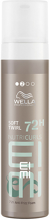 Мусс для моделирования вьющихся волос Wella Professionals Nutricurls EIMI Soft Twirl 72H Anti Frizz Foam, 200 мл