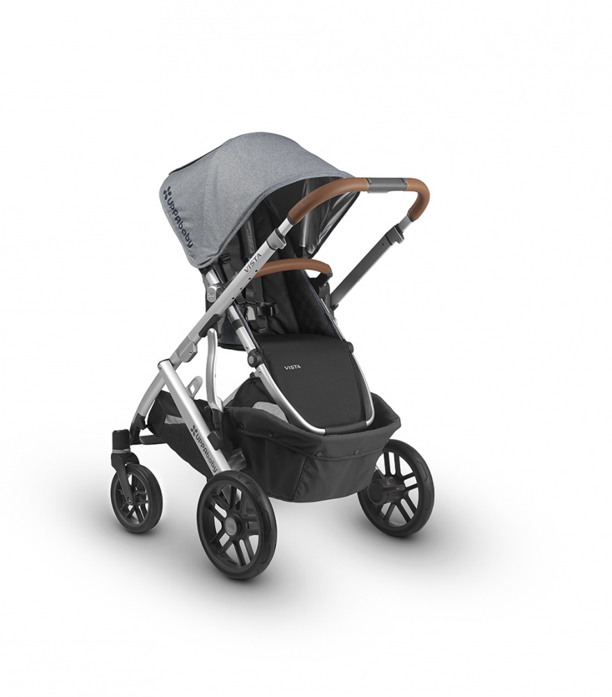 фото Uppababy Коляска 2 в1 Vista 2018 GREGORY (blue melange) голубой меланж