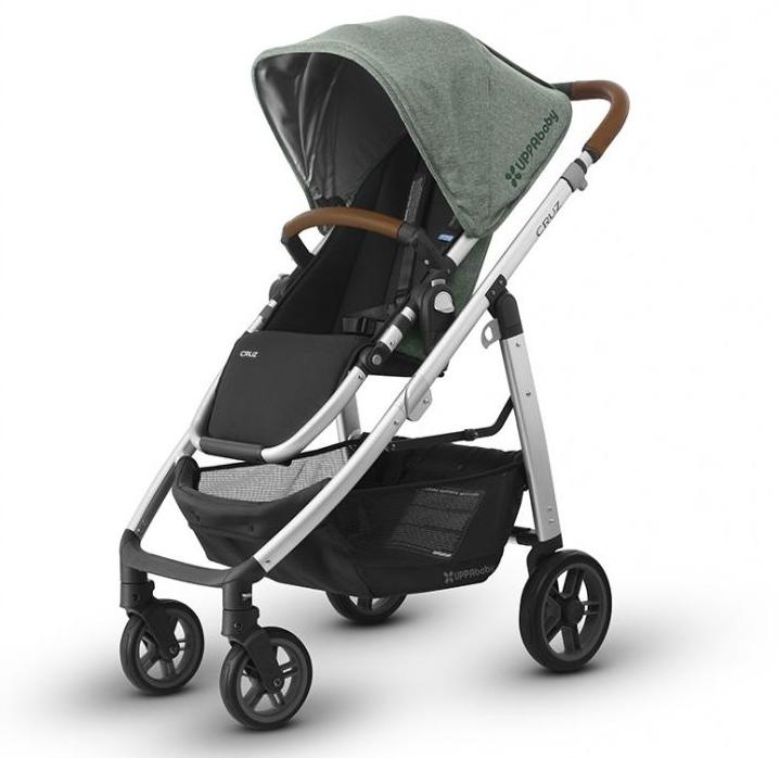 фото Uppababy Коляска прогулочная Cruz 2018 EMMETT (sage-army green melange) зеленый меланж