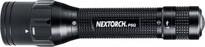 фото Ручной фонарь Nextorch Police P5G, с проводом micro USB, черный