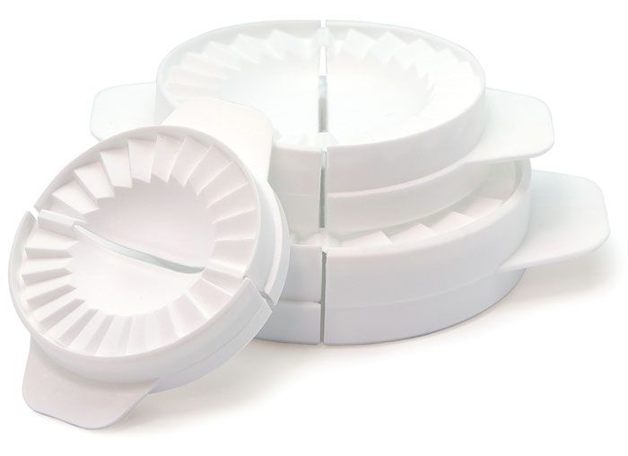 фото Форма для пельменей Migliores Пластиковая форма для лепки пельменей и вареников, белый