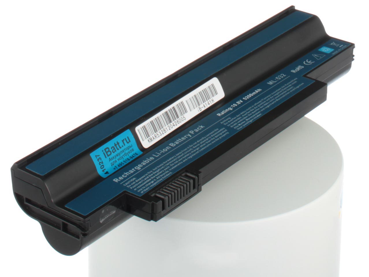Аккумулятор для ноутбука iBatt для Acer Aspire One 533, Aspire One 532h, Aspire One AO532h, Aspire One AO533, Aspire One A532, Aspire One AO533-N558kk, Aspire One AO532h-2Db, Aspire One AO532h-28b, Aspire One AO532h-2Ds Аккумулятор для ноутбука iBatt для Acer Aspire One 533, Aspire One 532h, Aspire One AO532h, Aspire One AO533, Aspire One A532, Aspire One AO533-N558kk, Aspire One AO532h-2Db, Aspire One AO532h-28b, Aspire One AO532h-2Ds