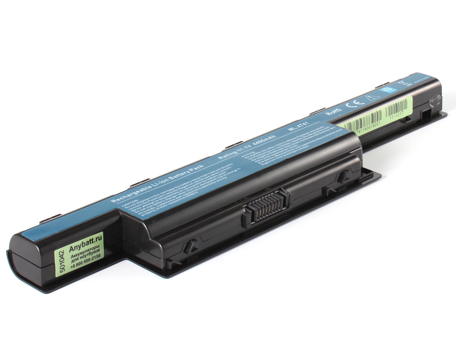 Аккумулятор для ноутбука AnyBatt Acer, eMachines, Gateway, Packard Bell AS10D31, AS10D51, AS10D81, AS10D75, AS10D61, AS10D41, AS10D73, AS10D56, AS10D71, AS10G3E, AS10D3E, BT.00603.111, BT.00604.049, BT.00606.008, BT.00607.127