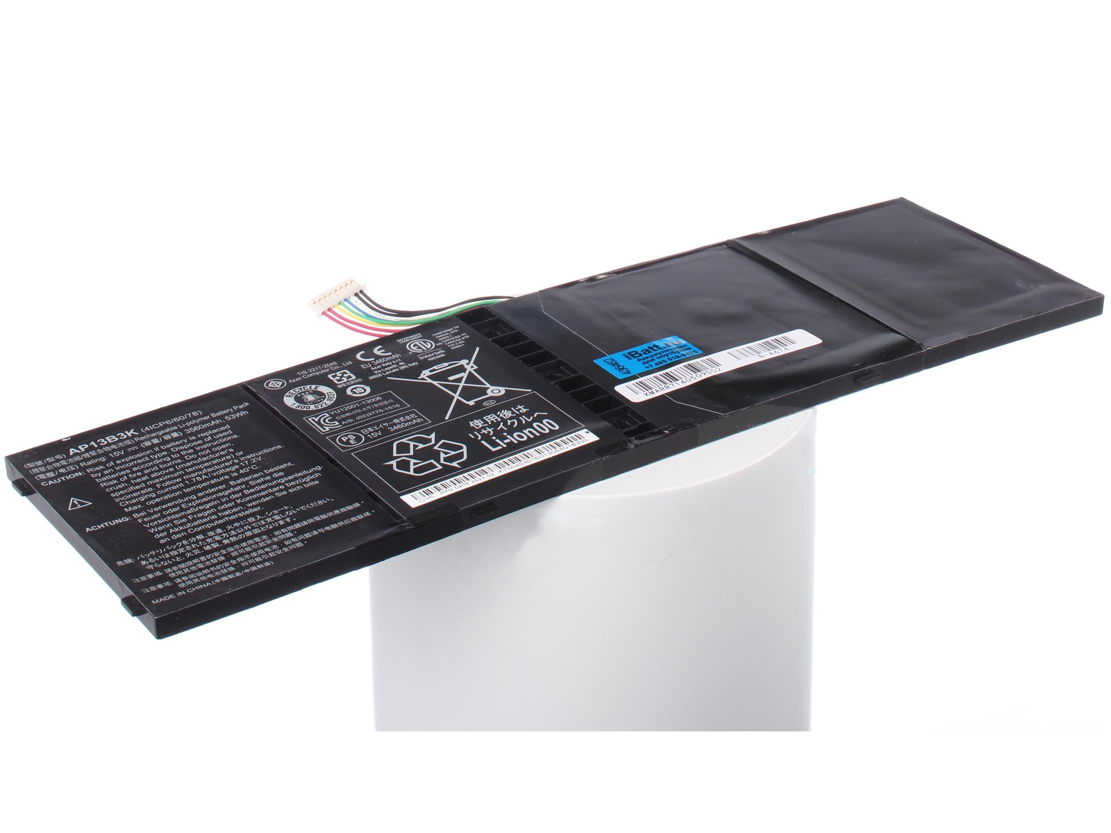 Аккумулятор для ноутбука iBatt для Acer Aspire ES1-511-C9Q3, Aspire R7-571G-53336G75ass, Aspire F5-572G, Aspire ES1-511-C5G6, Aspire V5-572G-53336G50akk, Aspire V7-582PG-74506G52tii, Aspire R3-471T, Aspire R7-572 Аккумулятор для ноутбука iBatt для Acer Aspire ES1-511-C9Q3, Aspire R7-571G-53336G75ass, Aspire F5-572G, Aspire ES1-511-C5G6, Aspire V5-572G-53336G50akk, Aspire V7-582PG-74506G52tii, Aspire R3-471T, Aspire R7-572