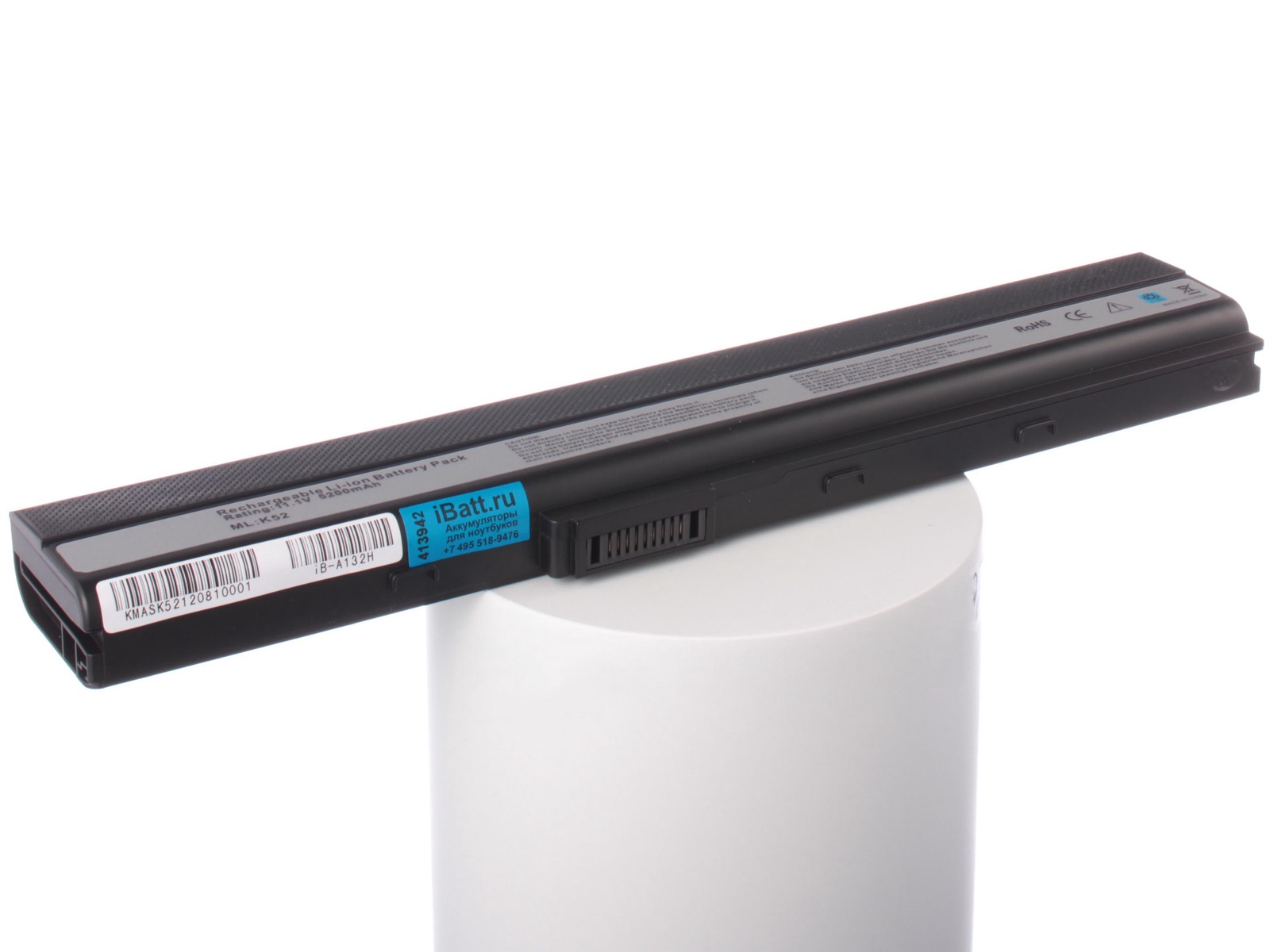 Аккумулятор для ноутбука iBatt Asus A32-K52, A42-K52, A41-K52, A42-B53, 90-NYX1B1000Y, A32-B53, 70-NXM1B2200Z, A41-B53, A31-K52, A31-B53 Аккумулятор для ноутбука iBatt Asus A32-K52, A42-K52, A41-K52, A42-B53, 90-NYX1B1000Y, A32-B53, 70-NXM1B2200Z, A41-B53, A31-K52, A31-B53
