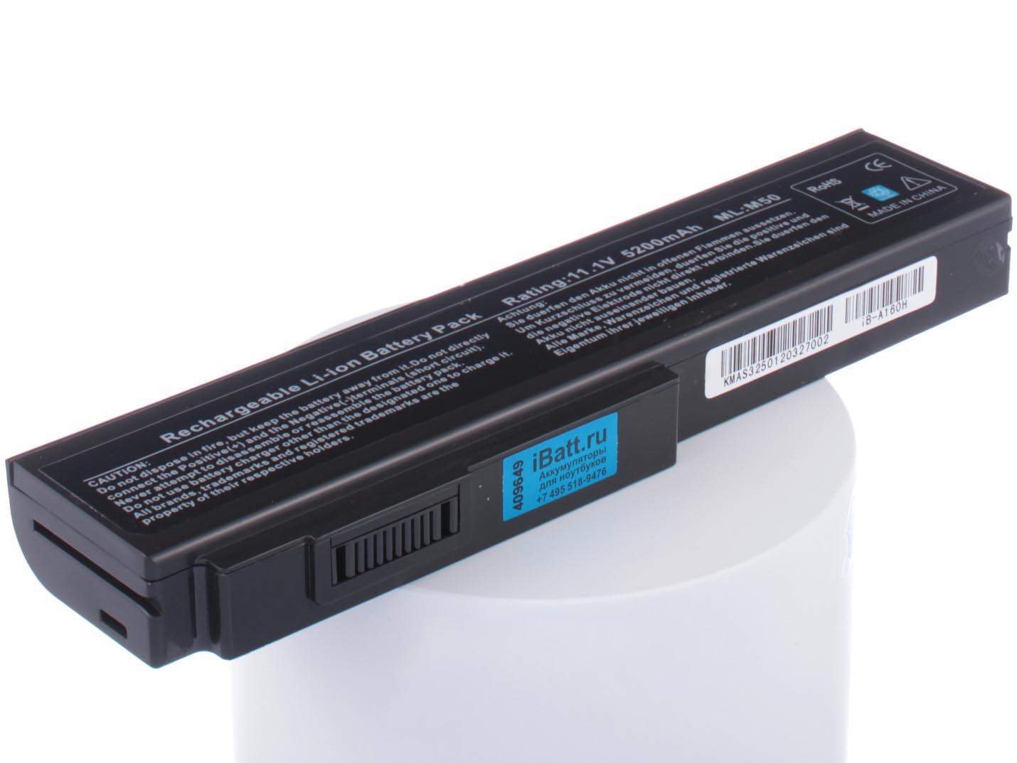 Аккумулятор для ноутбука iBatt для Asus x5ms, N52D, N52DA, Lamborghini VX5, N52S, PRO B43V, N52J, PRO ADVANCED B43V, N52A, N52SV, N52V, N52JF, N53S, N53, N53SV, N61, N61Vg, M50S, N61D, N53SM, N61DA, M50Vm, N61Jv, M50Vc, N53Jg Аккумулятор для ноутбука iBatt для Asus x5ms, N52D, N52DA, Lamborghini VX5, N52S, PRO B43V, N52J, PRO ADVANCED B43V, N52A, N52SV, N52V, N52JF, N53S, N53, N53SV, N61, N61Vg, M50S, N61D, N53SM, N61DA, M50Vm, N61Jv, M50Vc, N53Jg