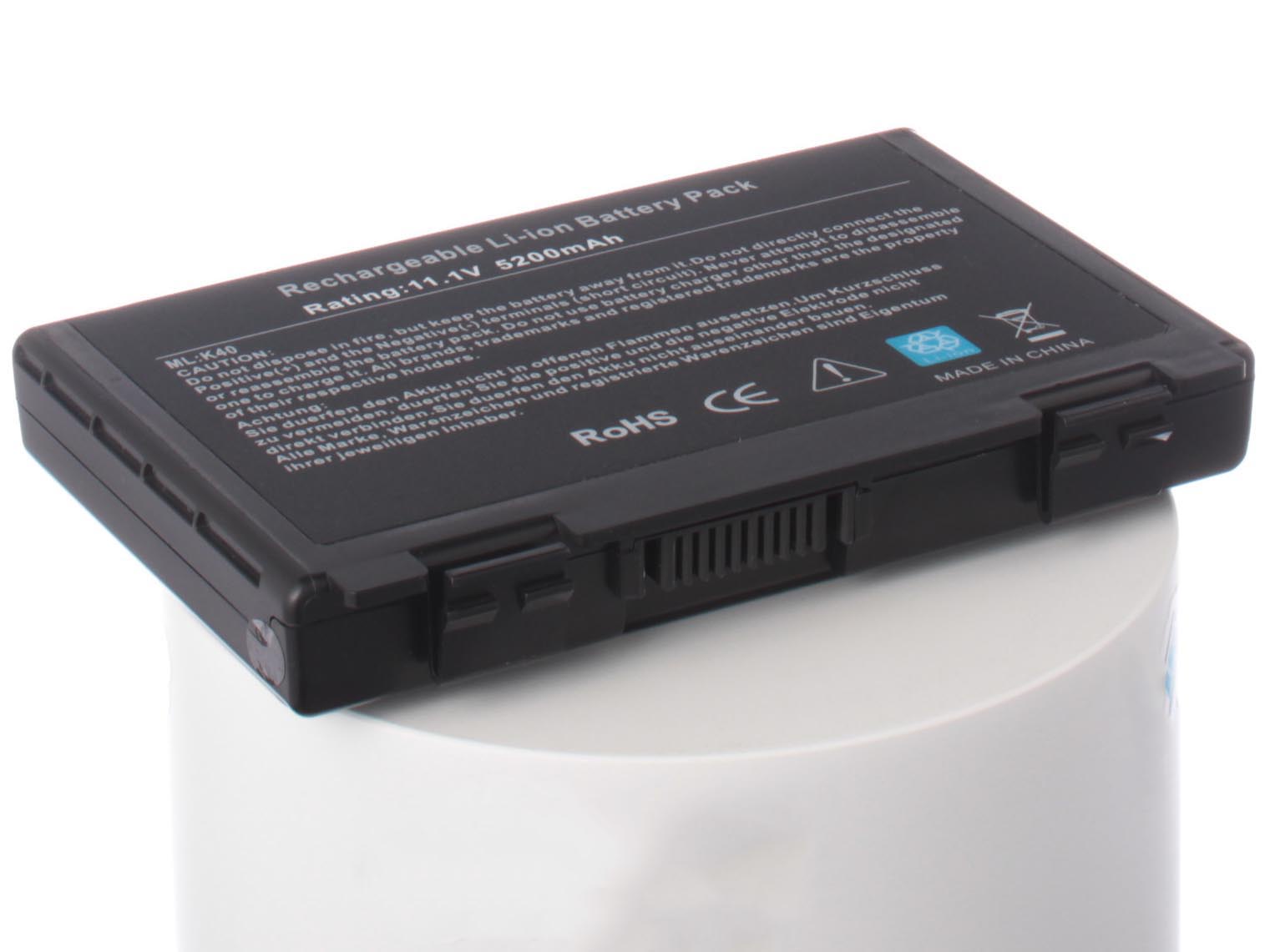 Аккумулятор для ноутбука iBatt для Asus K50, K50ID, K50C, K50ij, F82, K40, K50AB, K40AB, K50IN, K50AF, K40IJ, K61IC, K60, K40IN, F52, K51, K50I, X5DIJ, K50IP, K40AF, K70AB, P50IJ, K61, K51AE, K51AC, X66IC, K50IE, K70IO, K51AB Аккумулятор для ноутбука iBatt для Asus K50, K50ID, K50C, K50ij, F82, K40, K50AB, K40AB, K50IN, K50AF, K40IJ, K61IC, K60, K40IN, F52, K51, K50I, X5DIJ, K50IP, K40AF, K70AB, P50IJ, K61, K51AE, K51AC, X66IC, K50IE, K70IO, K51AB