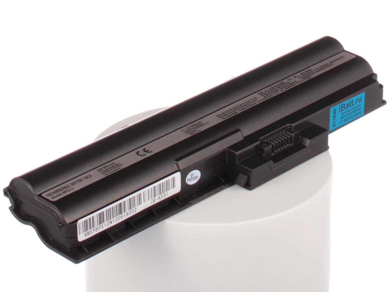 Аккумулятор для ноутбука iBatt для Sony VAIO VGN-Z21VRN, VAIO VGN-Z698Y, VAIO VGN-Z51VRG, VAIO VGN-Z21ZRN, VAIO VGN-Z650N, VAIO VGN-Z56VRG, VAIO VGN-Z590, VAIO VGN-Z21WRN, VAIO VGN-Z550N, VAIO VGN-Z720D, VAIO VGN-Z750D