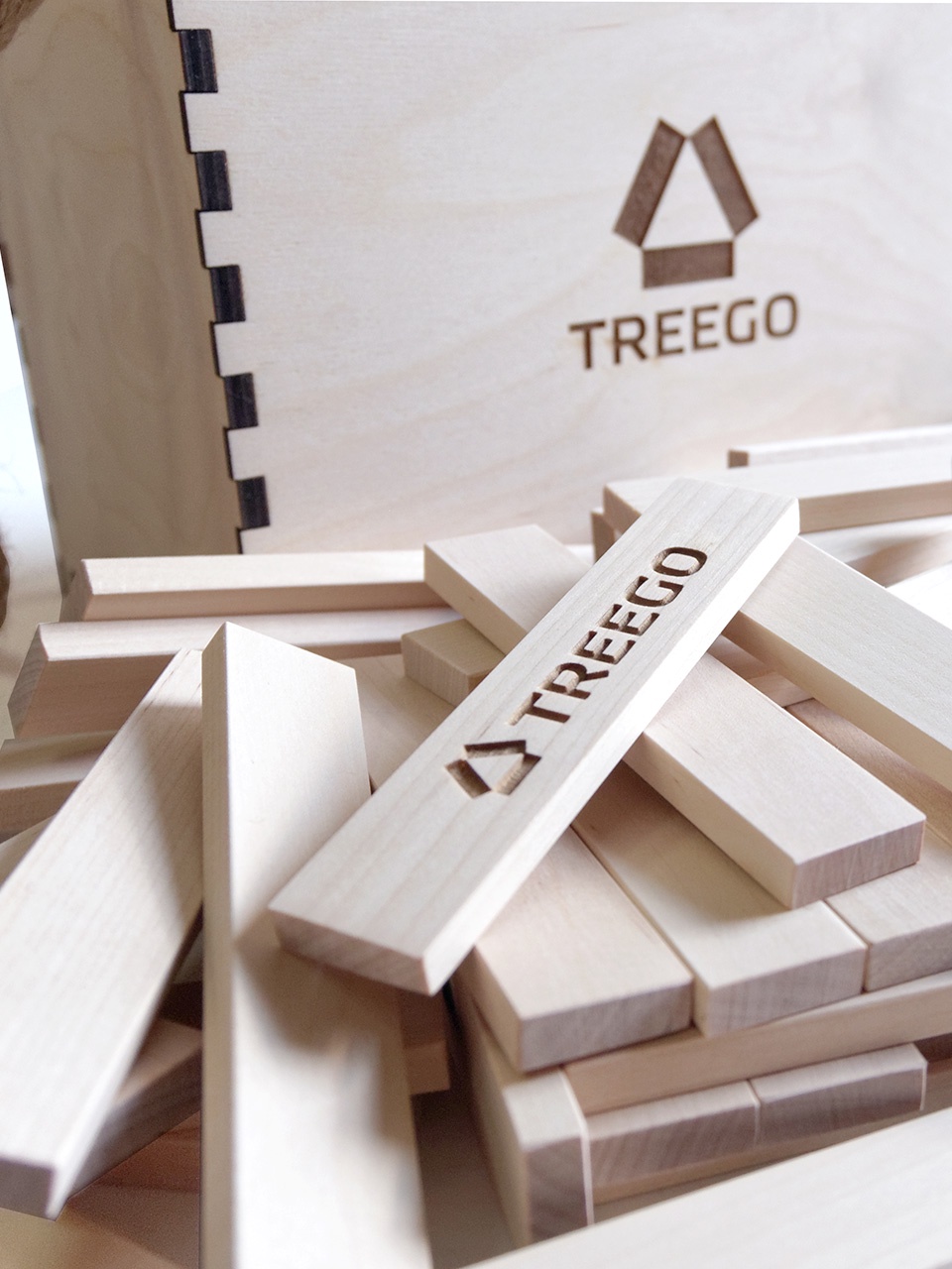 фото "Триго 70", игра-конструктор из дерева, набор из 71 дощечки