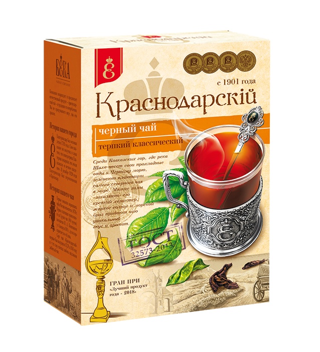 фото Чай черный, листовой, Краснодарский чай ВЕКА, (100 гр.)