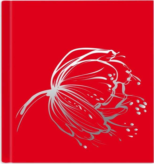 фото Записная книжка Феникс+ Ноутбук Нежный цветок, без разметки, 45706, красный, 10,5 x 10,5 см, 80 листов