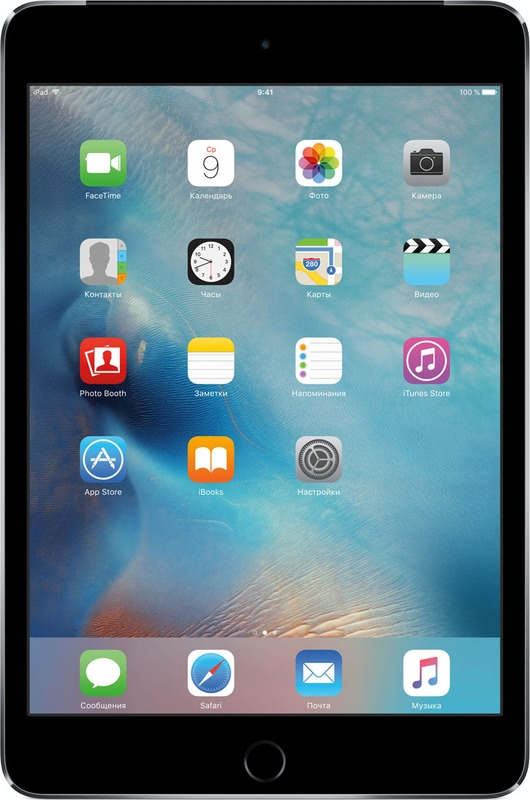 фото 7.9" Планшет Apple iPad mini 4 Wi-Fi + Cellular (2015), 128 GB, серый космос