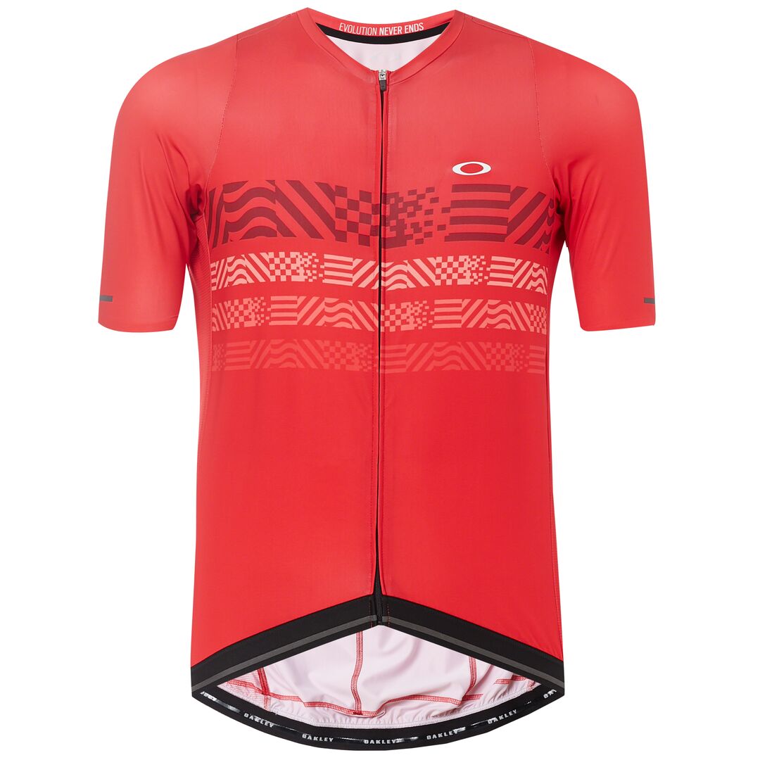 фото Веломайка мужская Oakley Endurance Jersey, 434360-465_Red Line, красный, размер XXL (54)