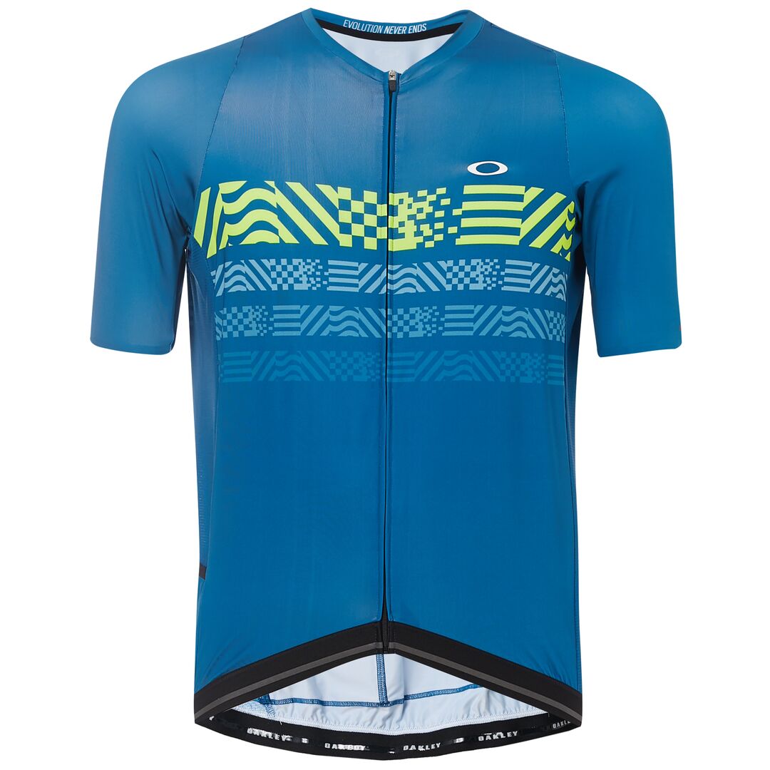 фото Веломайка мужская Oakley Endurance Jersey, 434360-6A9_Balsam, голубой, размер M (48)