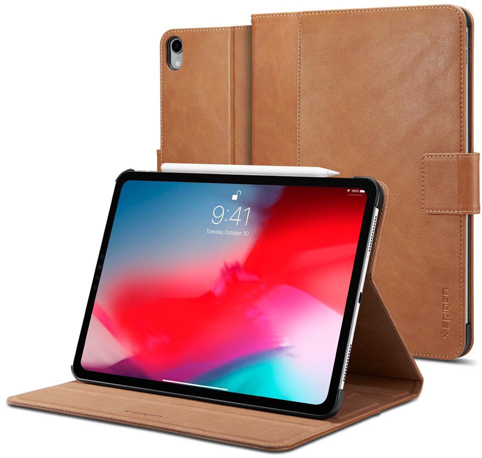 фото Чехол для планшета SGP Stand Folio для iPad Pro 11", коричневый