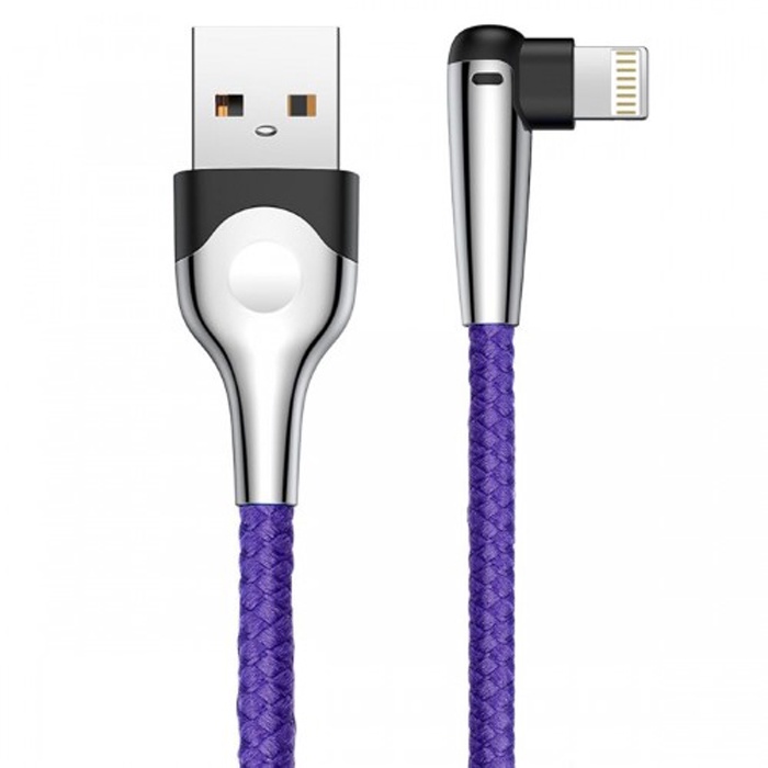 фото Кабель зарядки Apple Lightning Baseus 2.4A MVP Elbow Mobile game Cable, 1м