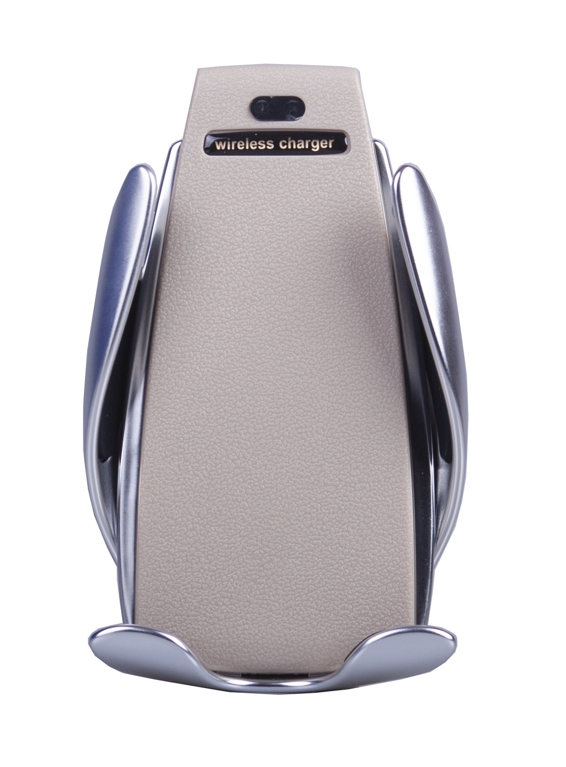 фото Автомобильный держатель Wiwu Wireless Charger Magic clip S5, серебристый