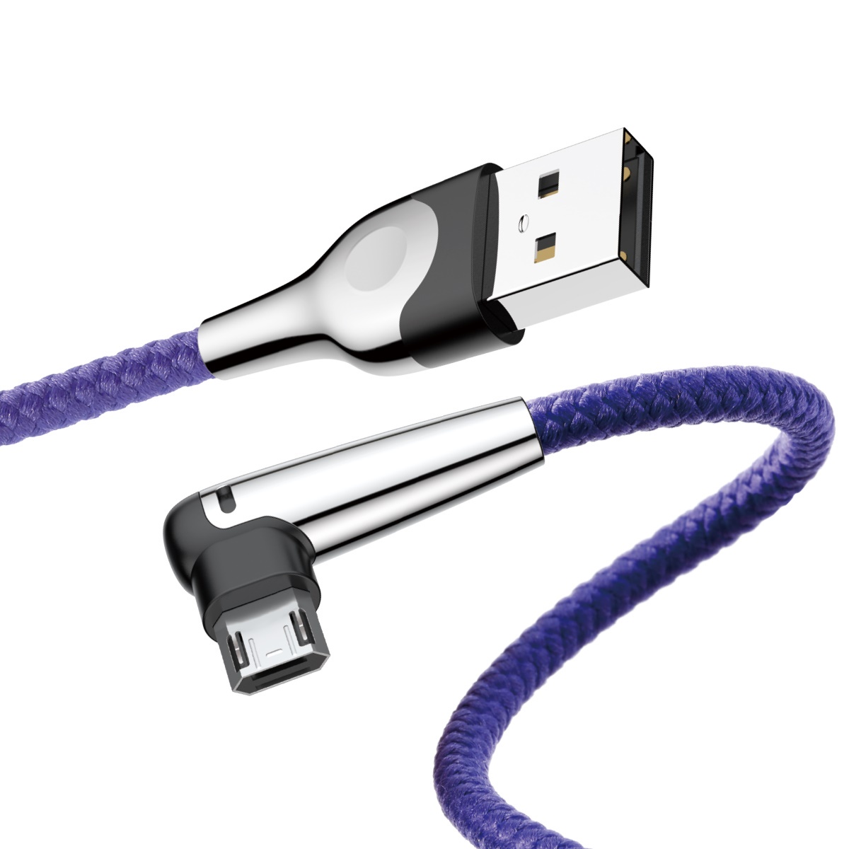 фото Кабель зарядки Micro USB (двухсторонний) Baseus 2.4A Sharp-bird Mobile Game Cable, 1м