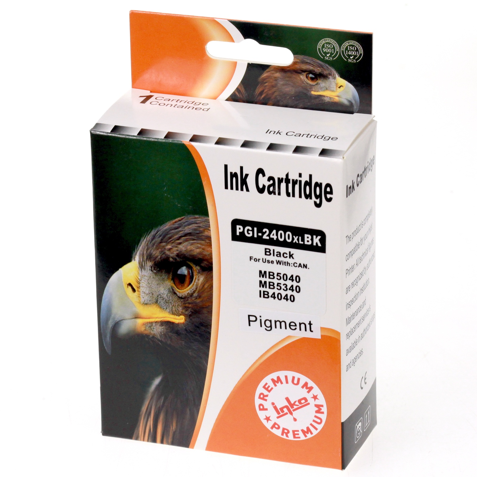 Картридж INKO Canon PGI-2400BK MAXIFY MB5040, MB5140, MB5340, MB5440, iB4040, iB4140 черный Картридж INKO Canon PGI-2400BK MAXIFY MB5040, MB5140, MB5340, MB5440, iB4040, iB4140 черный