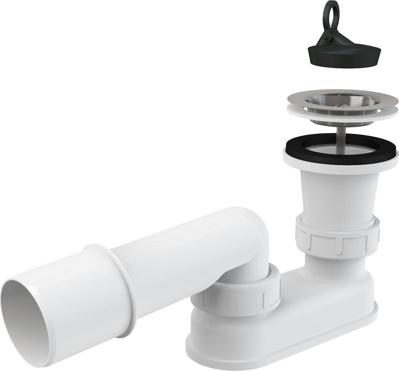 Характеристики Сифон для душевого поддона Alcaplast A461-50 с ...