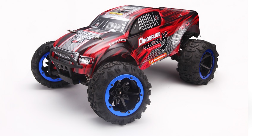 фото Машинка радиоуправляемая Remo Hobby Монстр Dinosaurs Master Brushless 4WD 2.4Ghz RTR красный