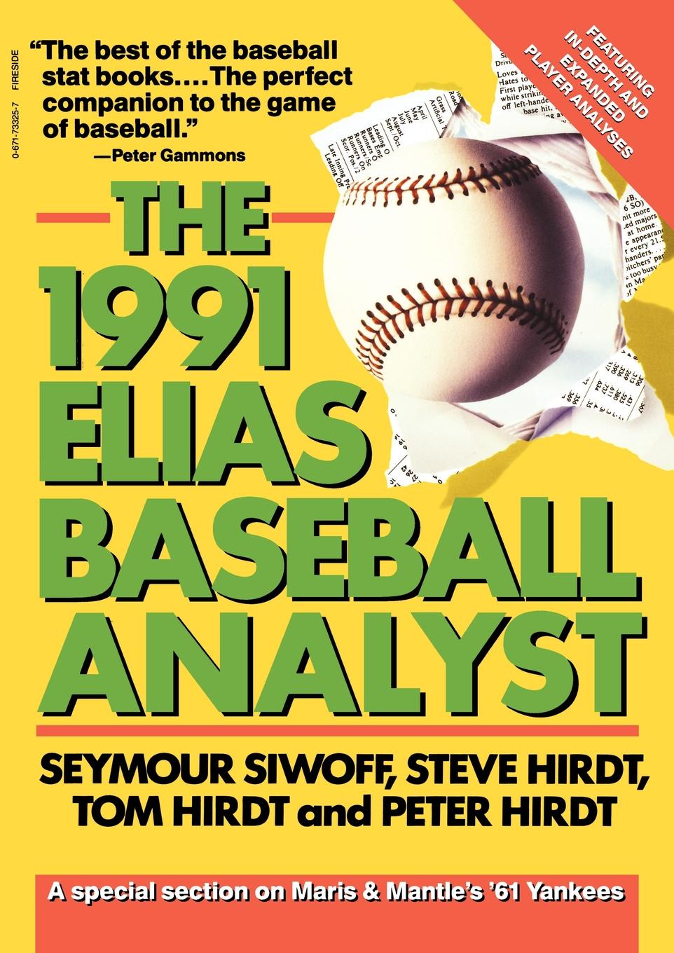 все цены на Seymour Siwoff Elias Baseball Analyst, 1991 онлайн