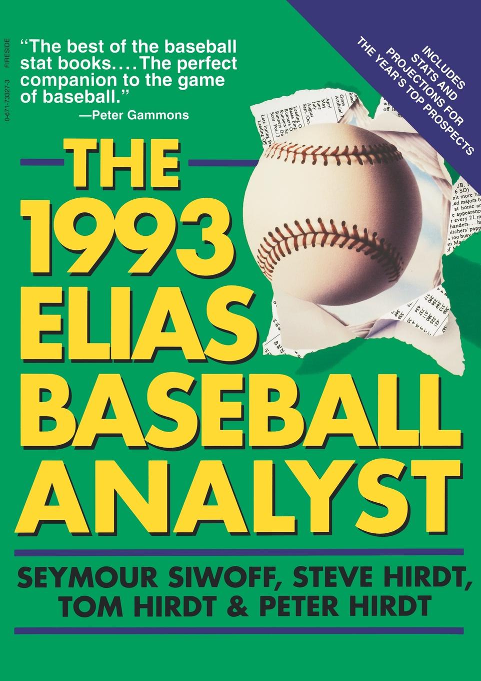 все цены на Seymour Siwoff 1993 Elias Baseball Analyst онлайн