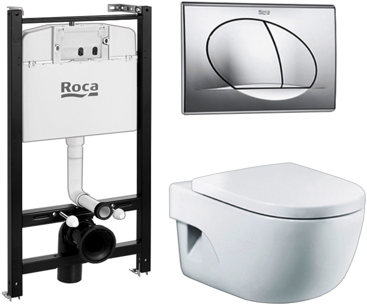 Характеристики Унитаз Roca Комплект Pack, белый, подробное описание ...
