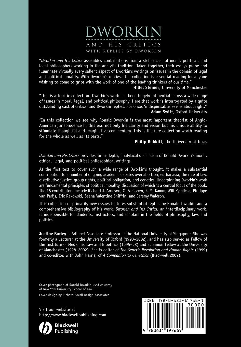 где купить Burley Dworkin and His Critics по лучшей цене