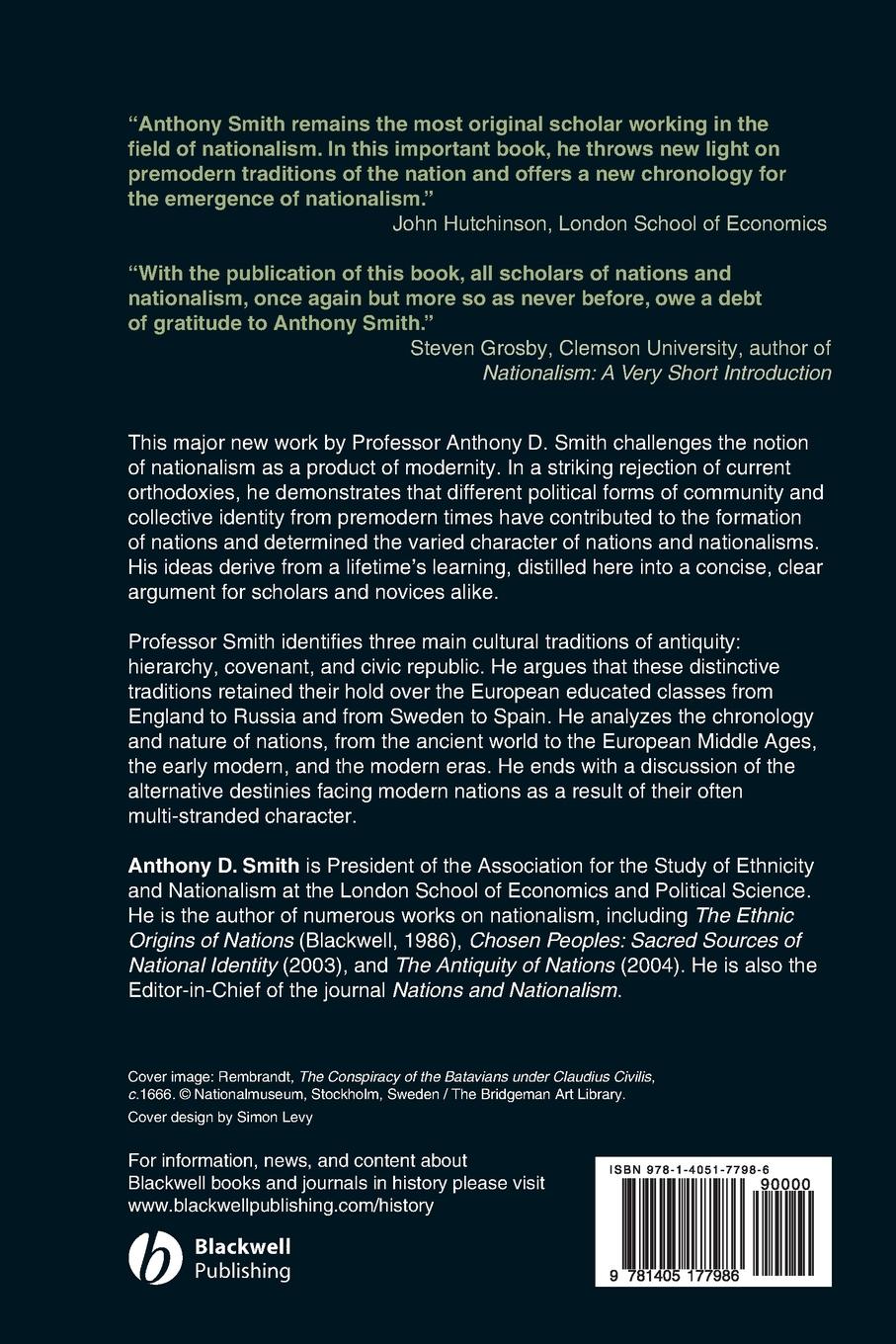 Smith Cultural Foundations of Nation smith cultural foundations of nation