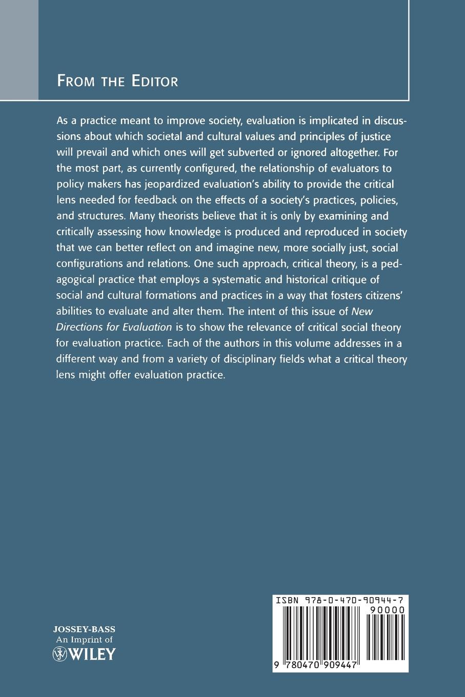 EV Critical Social Theory EV 127 ev emitter