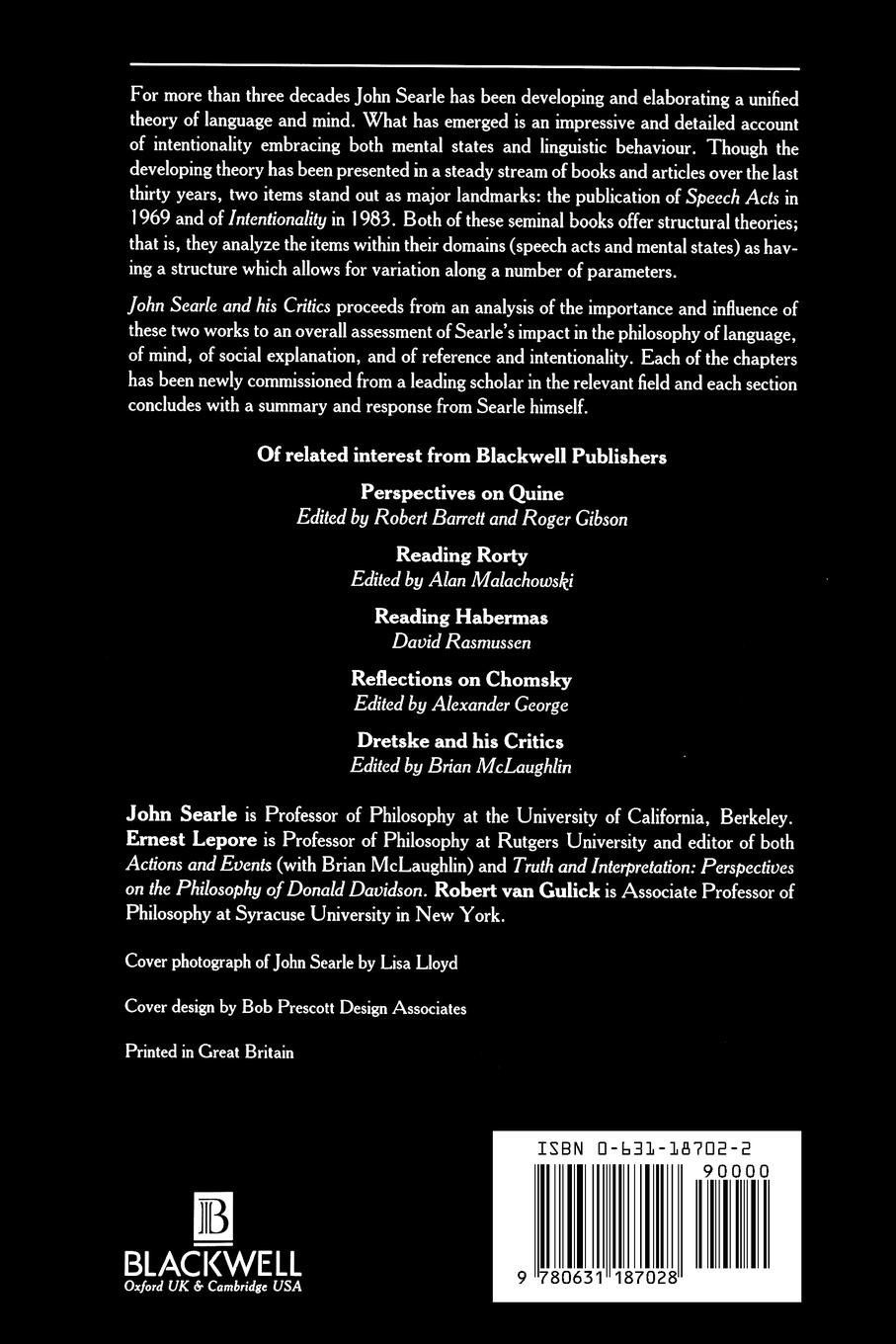 где купить John Searle and His Critics по лучшей цене