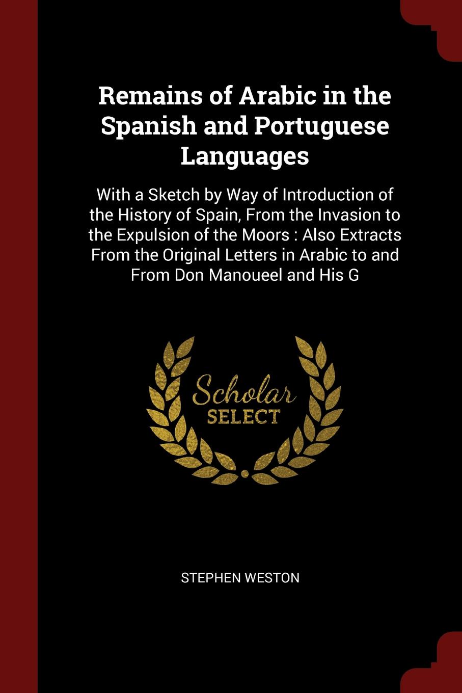 Remains of Arabic in the Spanish and Portuguese Languages. With a Sketch by Way of Introduction of the History of Spain, From the Invasion to the Expulsion of the Moors : Also Extracts From the Original Letters in Arabic to and From Don Manoueel a...