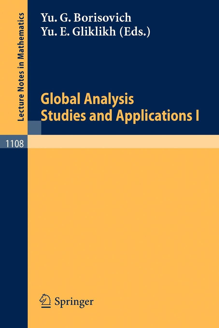 все цены на Global Analysis. Studies and Applications I онлайн