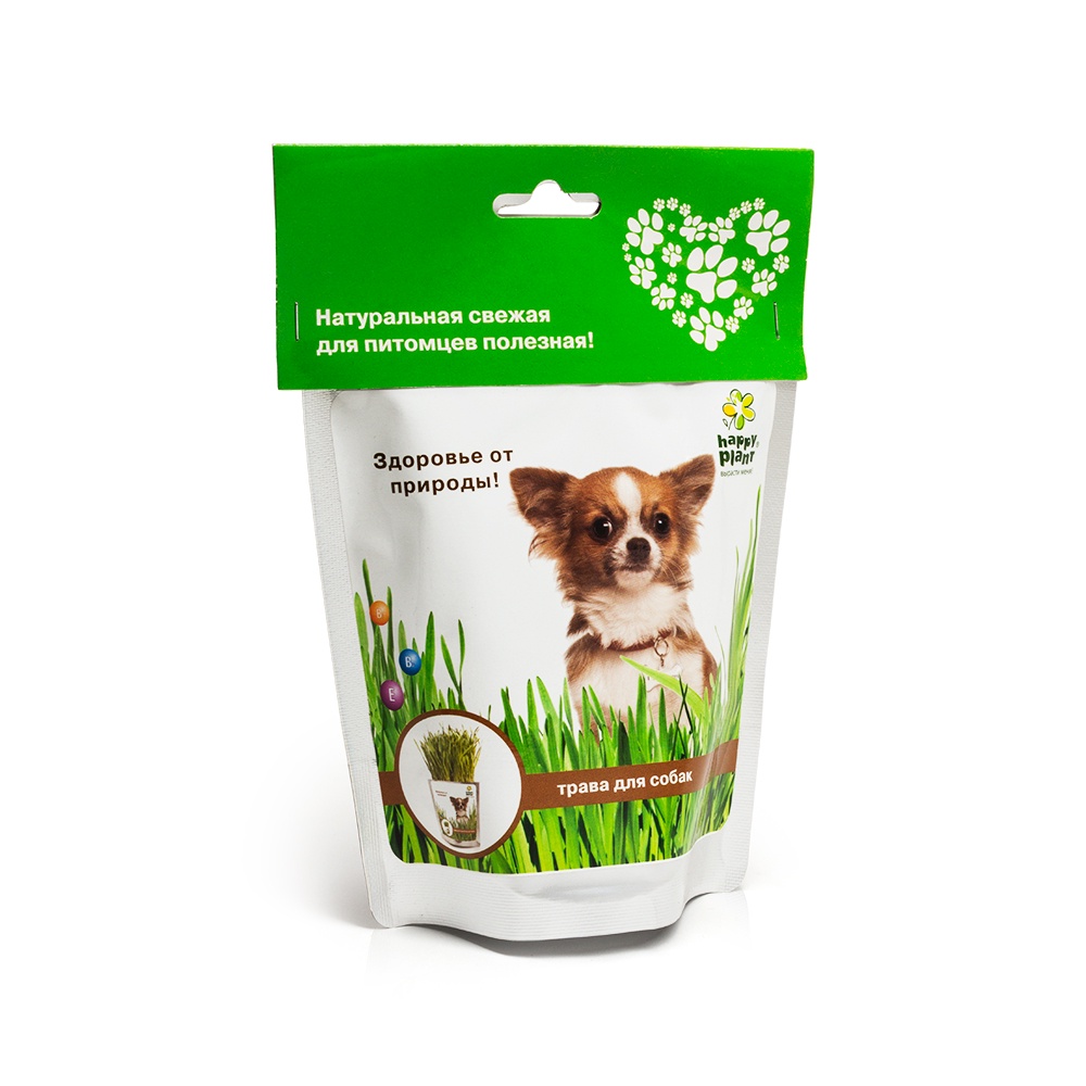 фото Добавка к корму Happy Plant Трава для собак