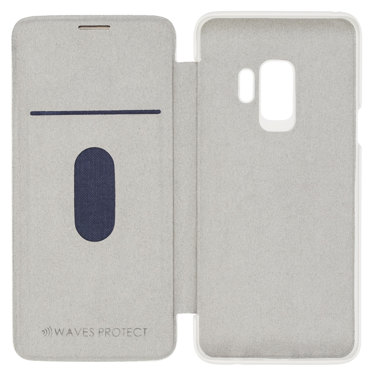 фото Чехол для Samsung Galaxy S9+ Чехол кожаный для Samsung S9 Plus white Waves protect