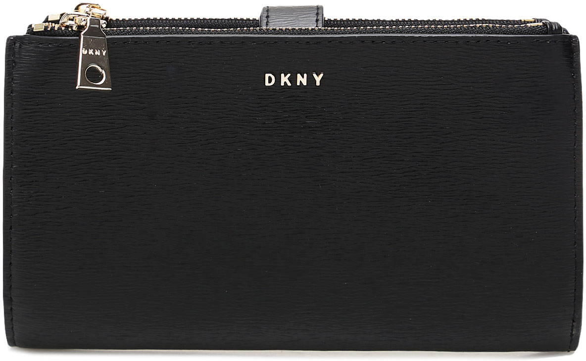 Кошелек женский DKNY, R9153B76/BGD, черный, золотистый
