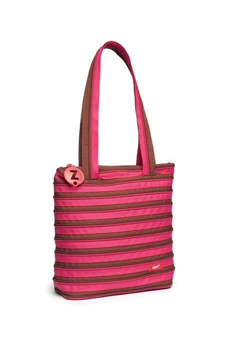фото Сумка Premium Tote/Beach Bag, цвет розовый/коричневый Zipit