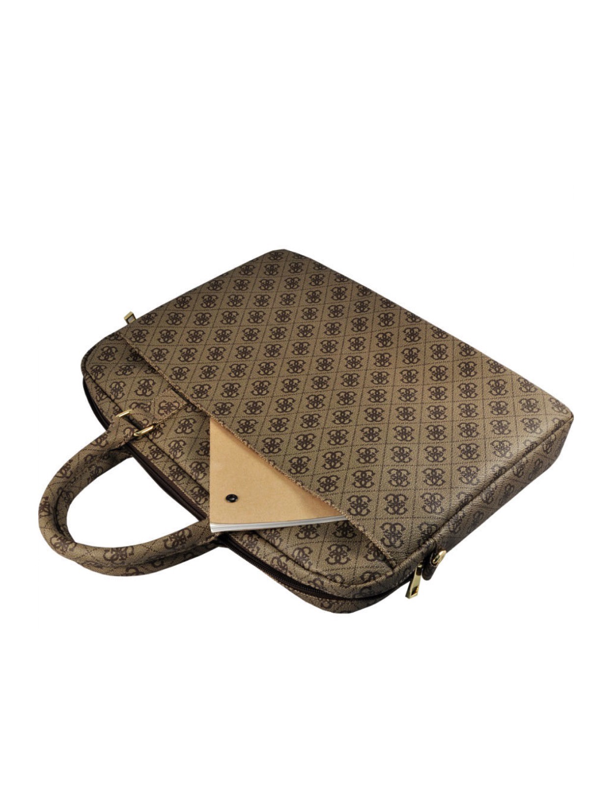 фото Сумка Guess 4G UpTown Computer Bag для MacBook 15" коричневая