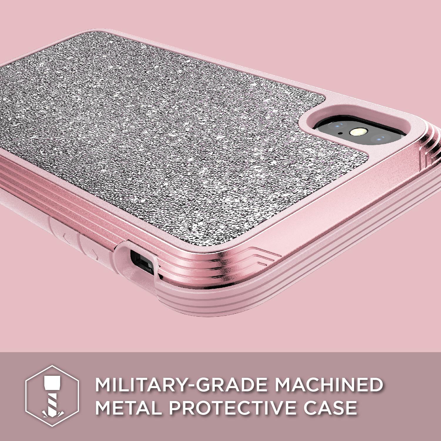 фото Чехол Defense Lux Pink Glitter для iPhone Xs / X X-doria