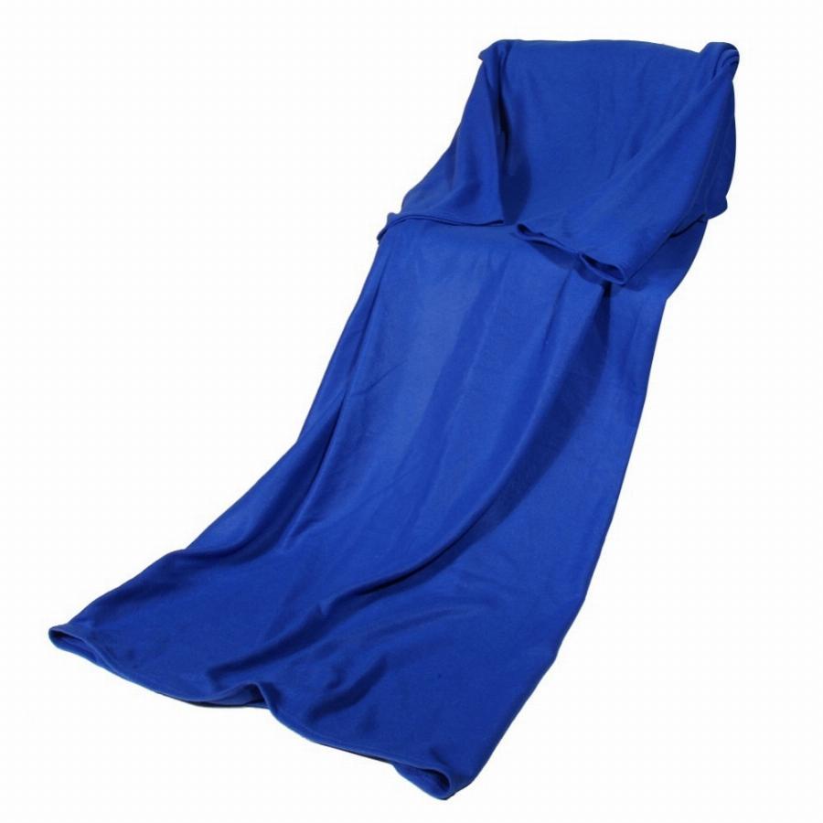 фото Плед с рукавами Migliores Одеяло-плед с рукавами, синий