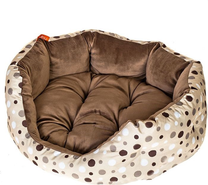 лежак для собак happypuppy лежак для собак happy puppy панда l 60х50х12 см. наелся гороха. собака в горошек. большая собака в горошек. собака ест горох.