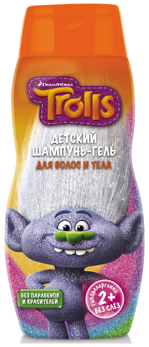 фото Trolls Шампунь-гель для волос и тела, 300 мл