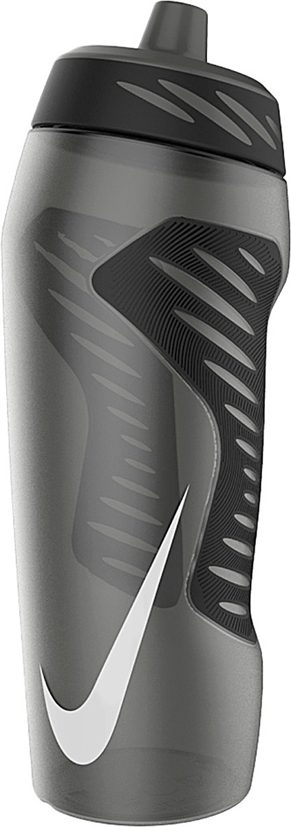 фото Бутылка для воды Nike Hyperfuel Water Bottle 24 OZ, N.OB.A6.018.24, серый, черный, белый, 709 мл