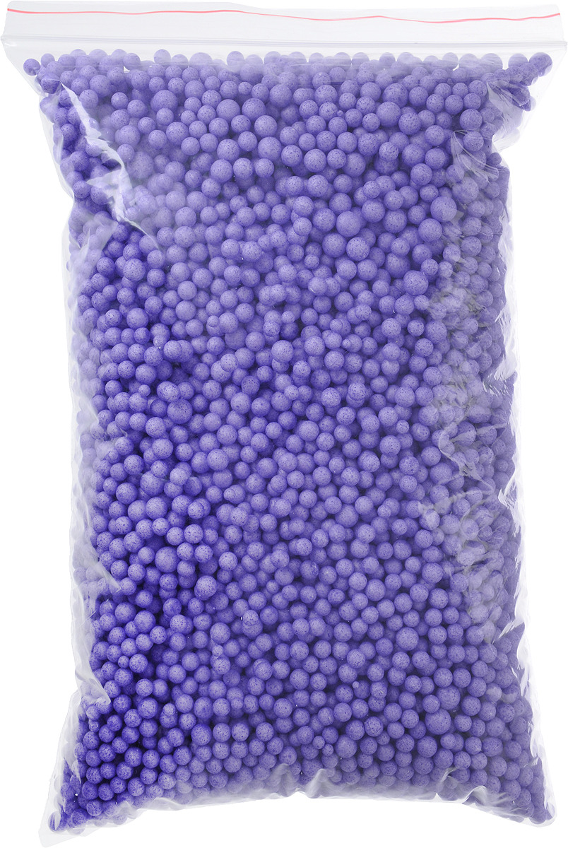 фото Гранулы пенополистирола для рукоделия, 0,8 литра, цвет: фиолетовый Бэстекс