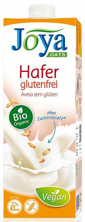 фото Растительное молоко JoyaOrganic Oat glutenfree 0,8%, овсяное, , без глютена, ультрапастеризованное, 1 л