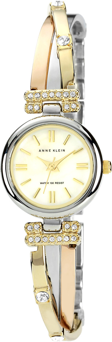 фото Часы Anne Klein женские, серебристый, золотой